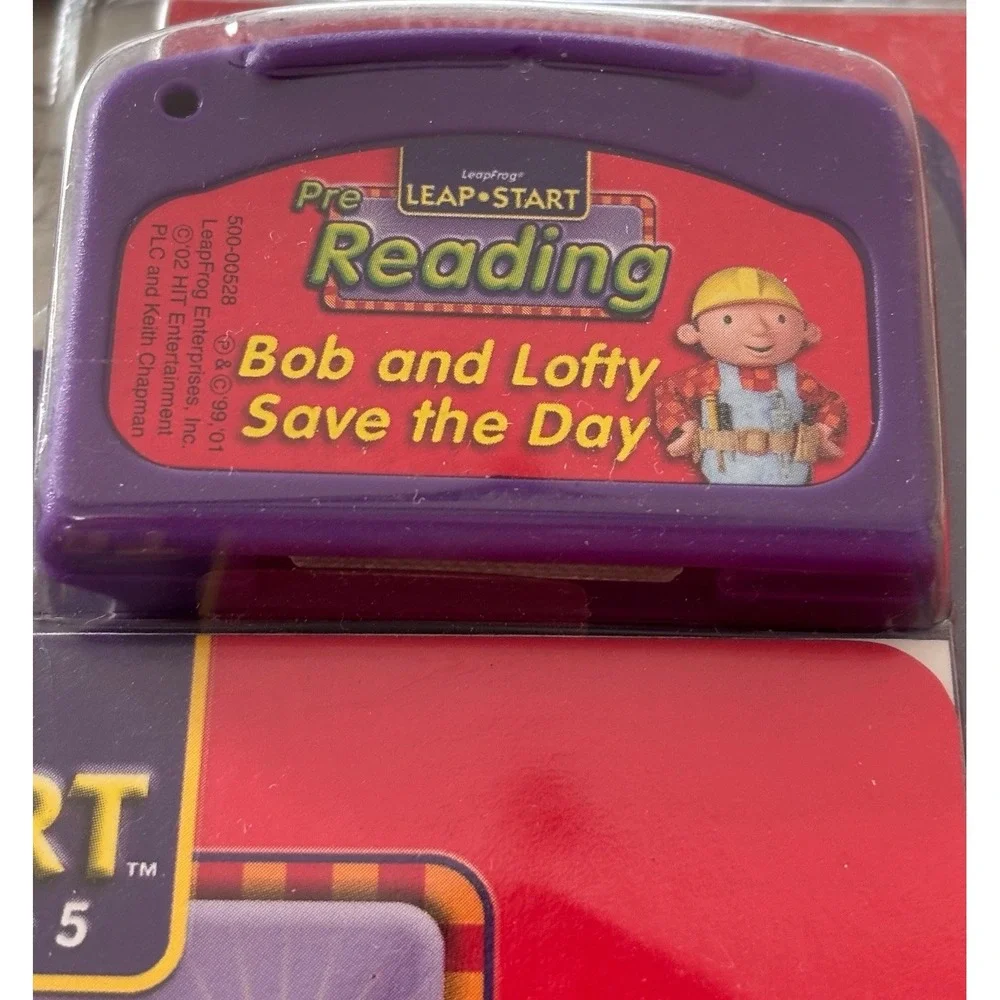 LeapPad LeapStart Bob The Builder Bob & Lofty Save the Day Book‎ & Cartridge NIP